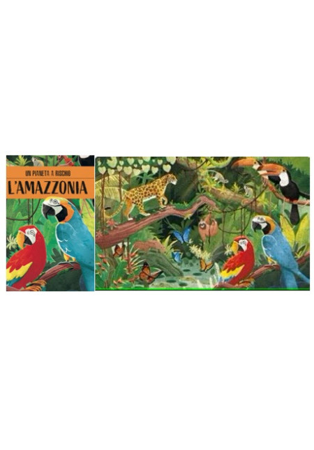La Amazonia, Un planeta en peligro - Puzle + libro
