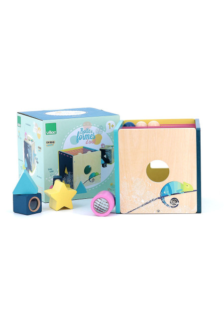 Caja de cuerdas con formas