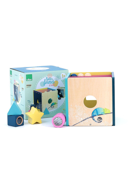 Caja de cuerdas con formas