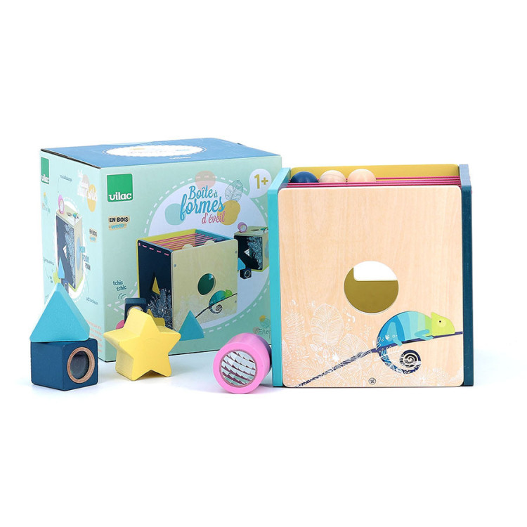 Caja de cuerdas con formas