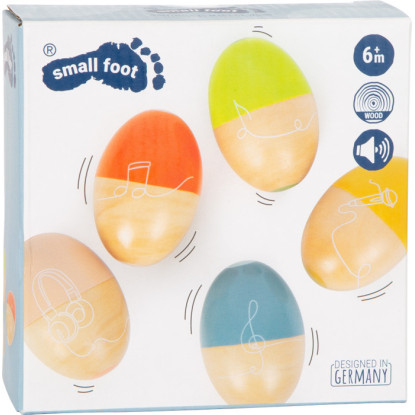 Huevos sonoros madera