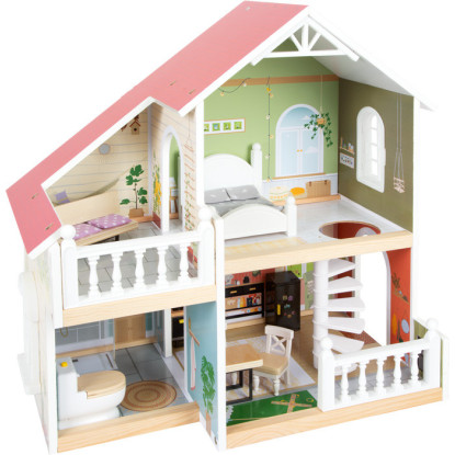 Casa de muñecas 50cm - Con mobiliario