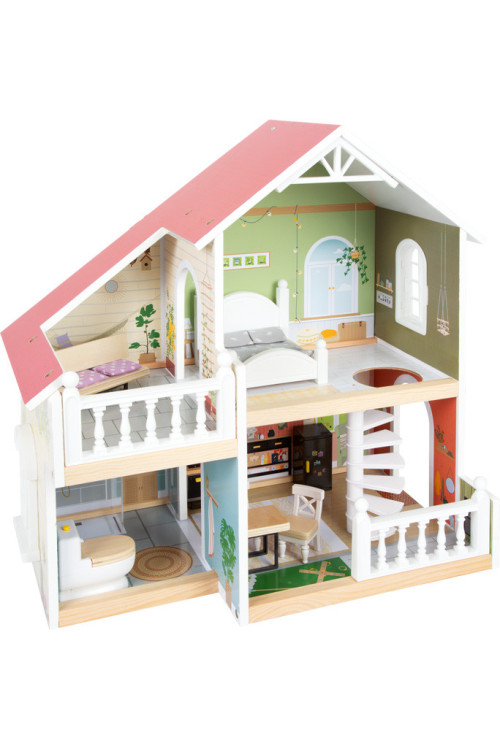 Casa de muñecas 50cm - Con mobiliario
