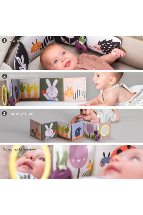 Libro Sensorial 3 en 1 de tela 