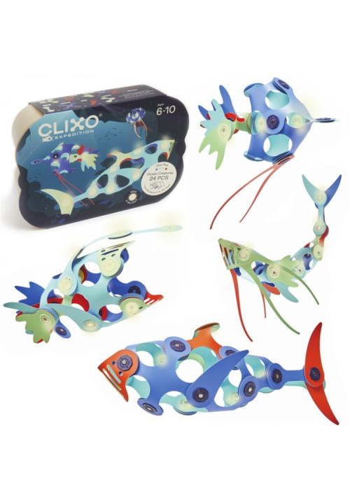 Clixo: Ocean Creatures Pack Brilla en la oscuridad