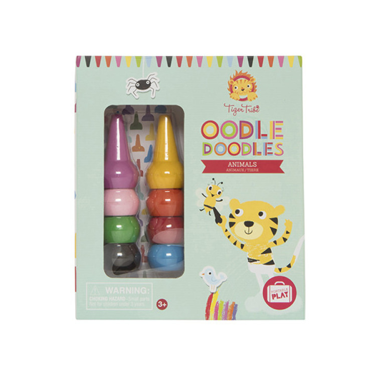 Odle Doodle animals - Pack ceras colorear