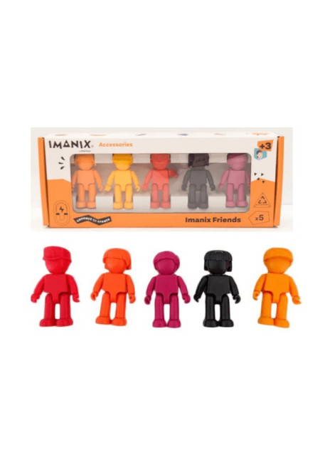 Braintoys Imanix Friends colores cálidos