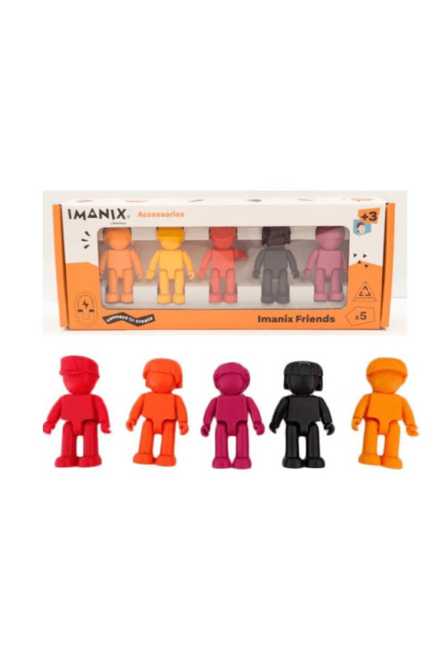 Braintoys Imanix Friends colores cálidos