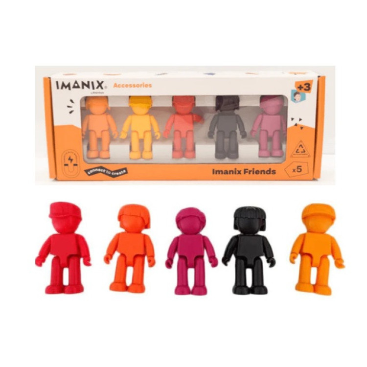 Braintoys Imanix Friends colores cálidos