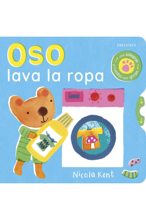 Oso lava la ropa