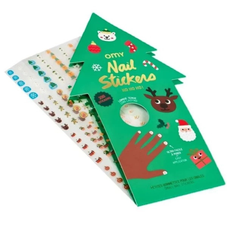 Stickers para uñas Navidad