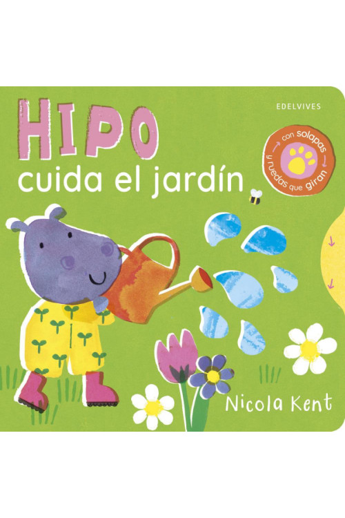 Hipo cuida del jardín