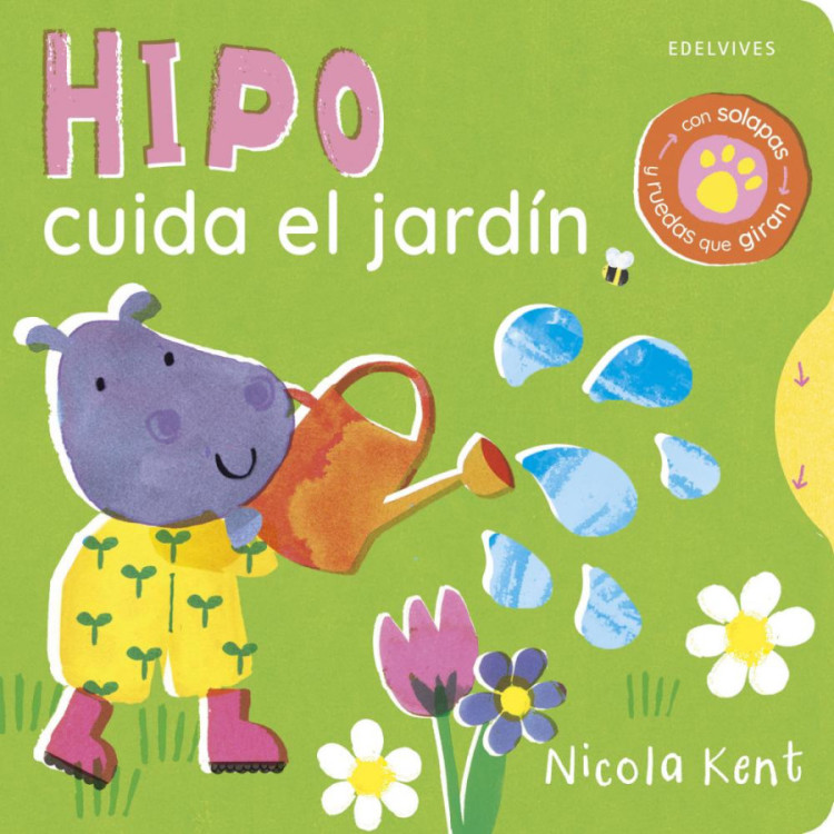 Hipo cuida del jardín