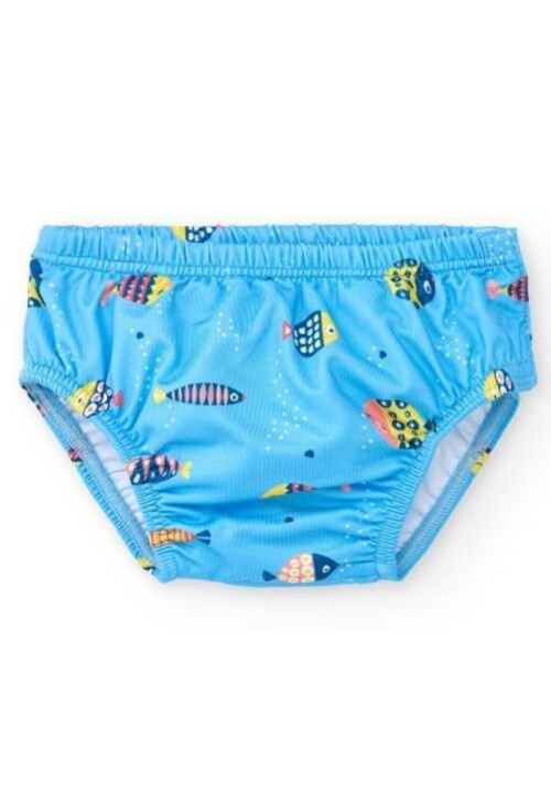 Bañador Pañal UPF+50 Peces 12-18 meses