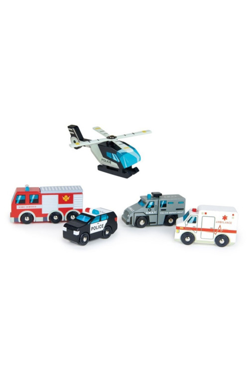 Set vehículos emergencias