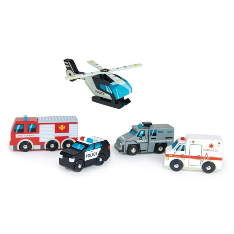 Set vehículos emergencias