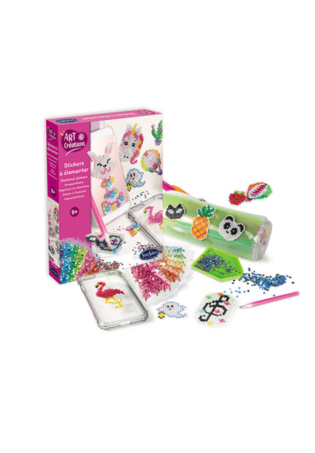Stickers y diamantes - DIY 