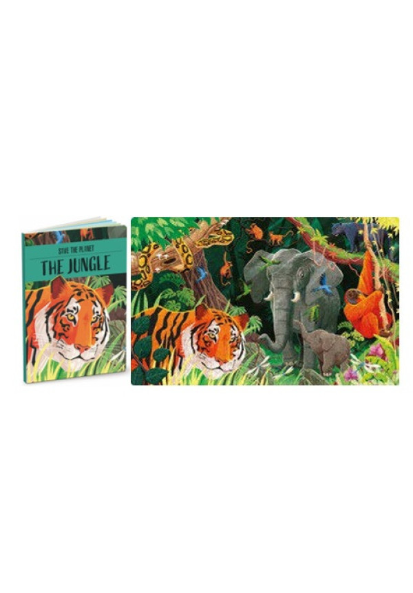 La jungla, Un planeta en peligro - Puzle + Libro