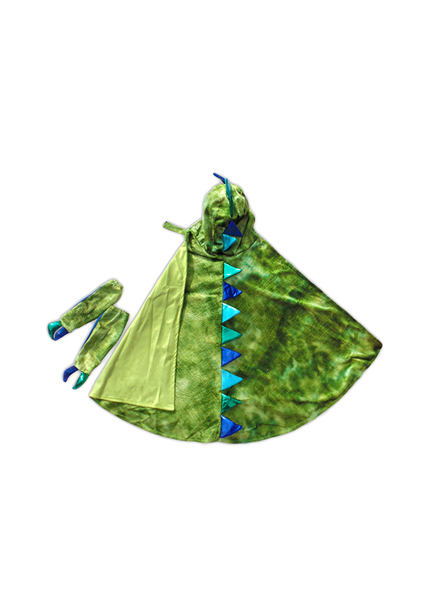 Capa dinosaurio con garras 4-6 años
