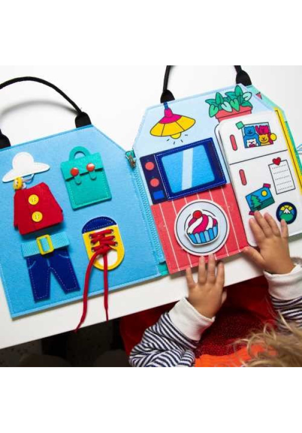 Montessori play kit - Maleta motricidad fina y autonomia