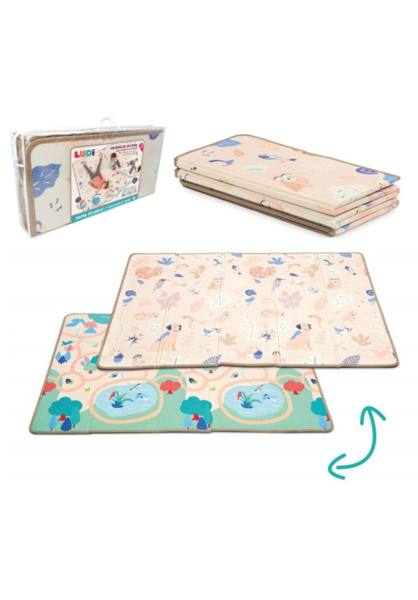 Alfombra plegable reversible