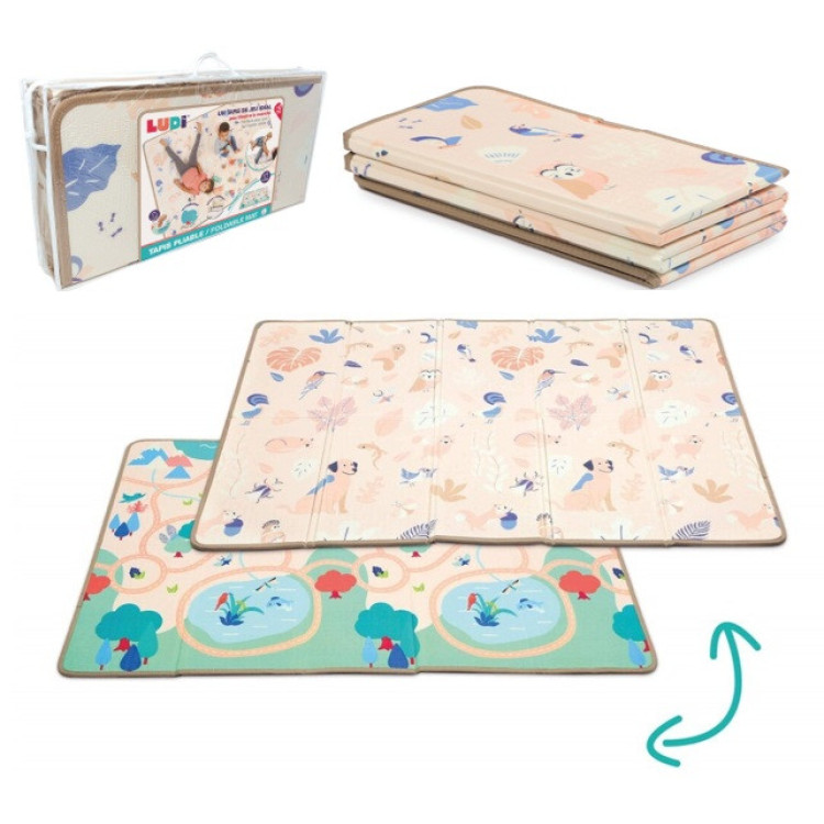 Alfombra plegable reversible