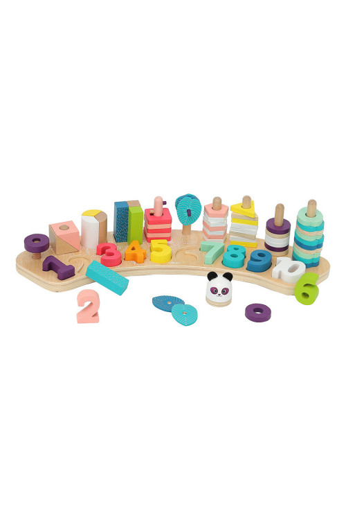 Encajable números y unidades - Early learning toy 1, 2, 3..