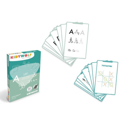 Tarjetas Juego y Letras para pizarra Kidywolf Tarjetas Juego y Letras para pizarra Kidywolf