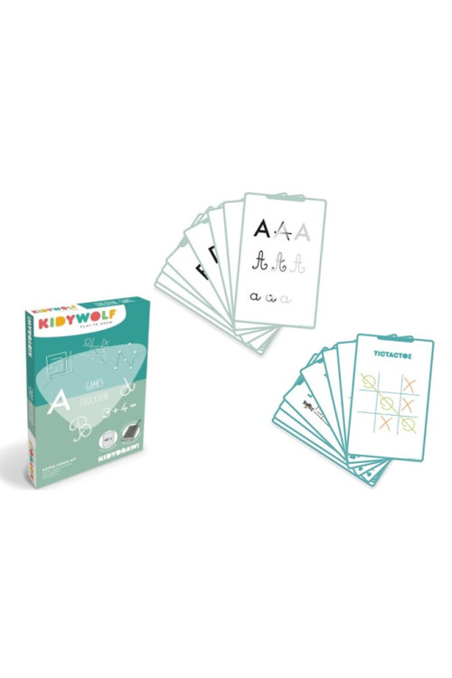 Tarjetas Juego y Letras para pizarra Kidywolf