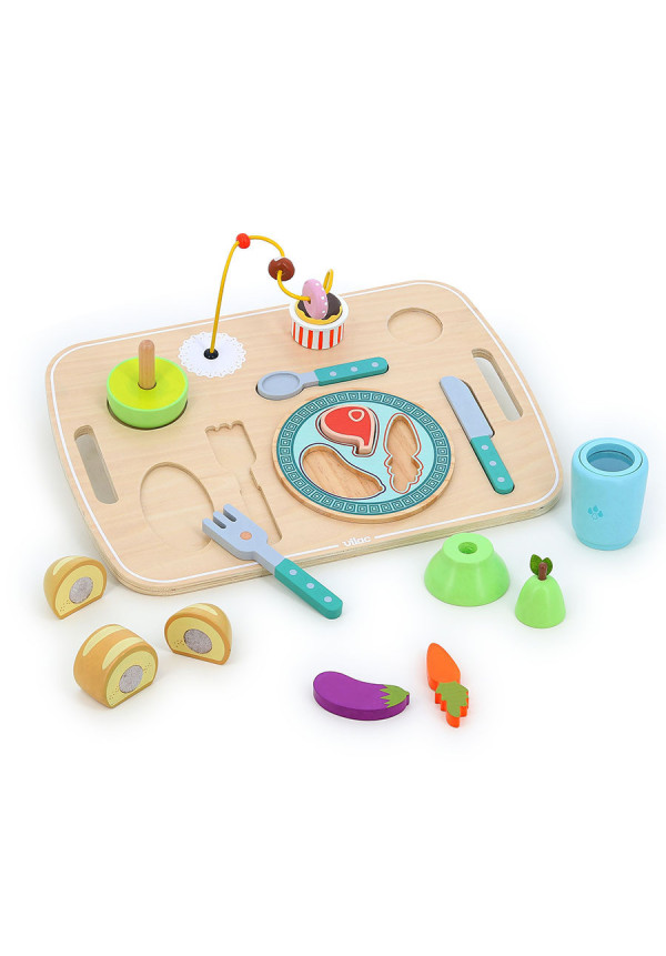Tablero multiactividad bandeja de comida