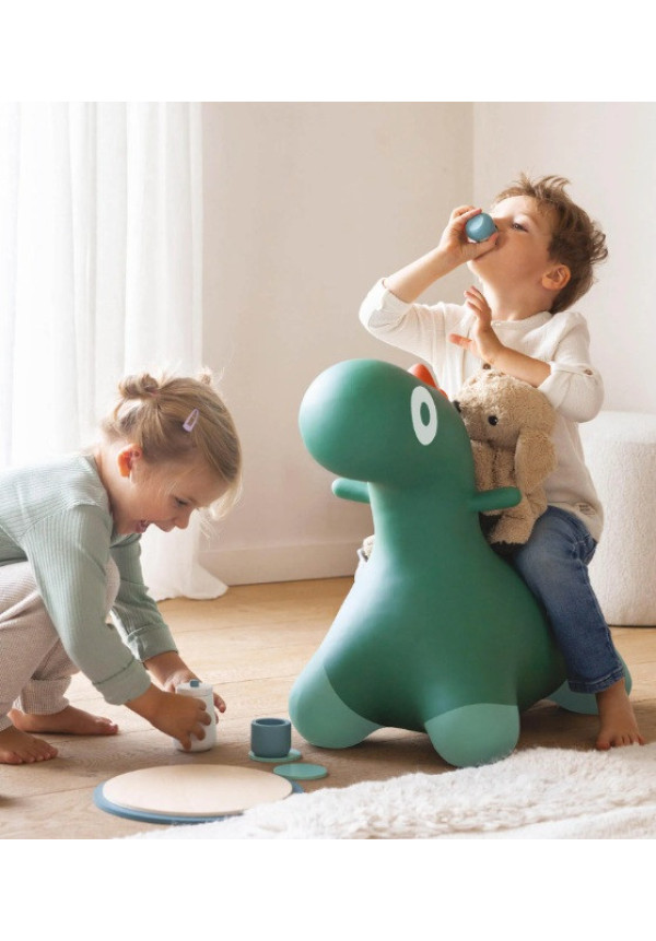 Hoppi Dino - Dino hinchable saltarín