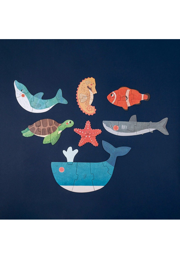 Blue - Puzzle progresivo y reversible 