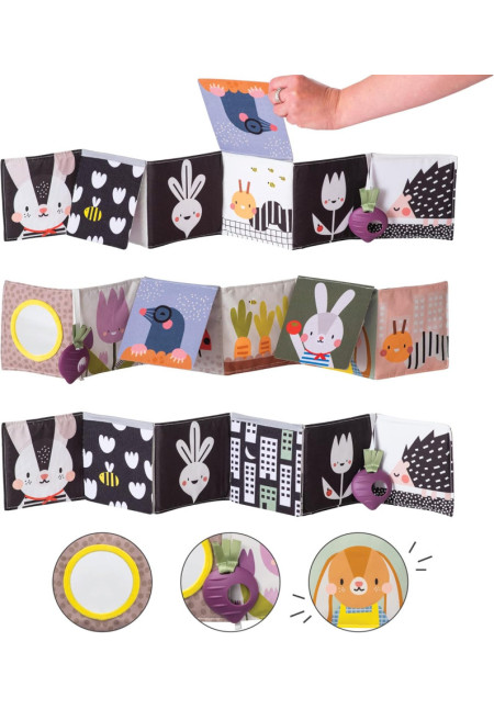 Libro Sensorial 3 en 1 de tela 