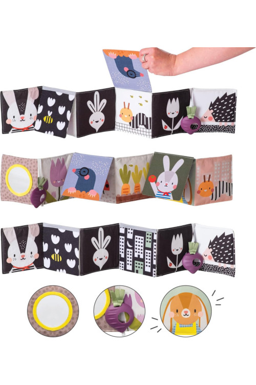 Libro Sensorial 3 en 1 de tela 