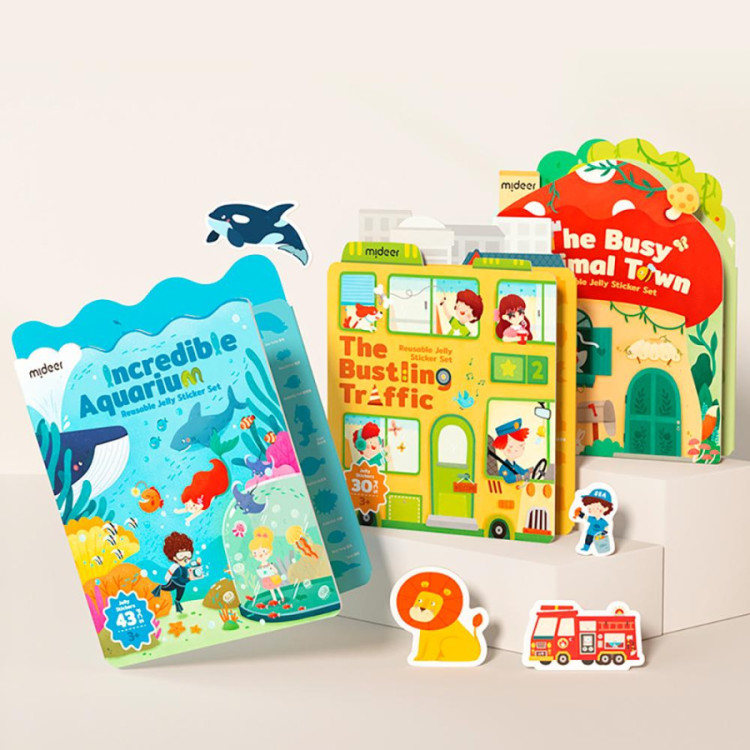 Pegatinas removibles de gel