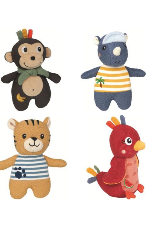 Mini peluche animal crepitante
