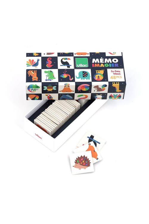Memory madera animales