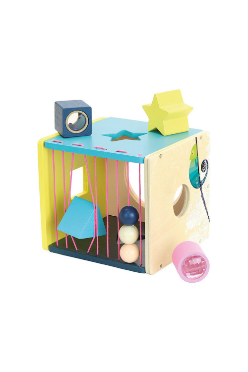 Caja de cuerdas con formas