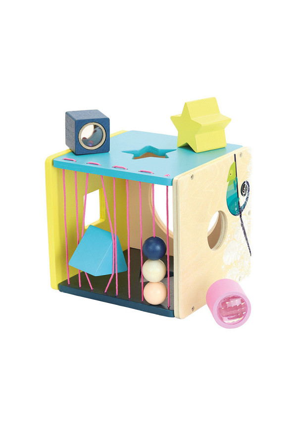 Caja de cuerdas con formas
