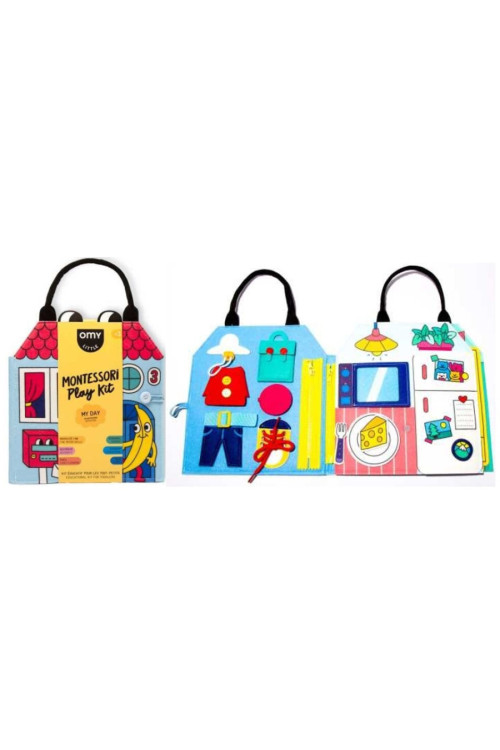 Montessori play kit - Maleta motricidad fina y autonomia