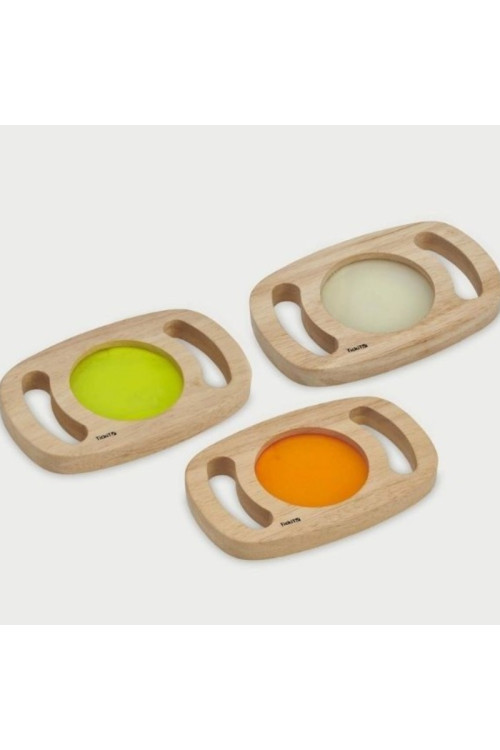 Panel Luminiscente con agarre de madera
