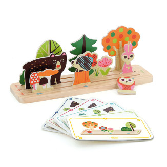 Juego de Lógica y posicionamiento - Construye el bosque