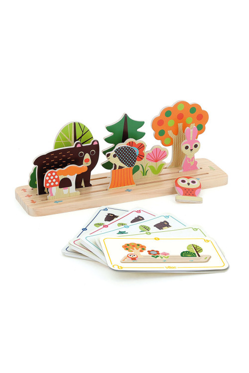 Juego de Lógica y posicionamiento - Construye el bosque