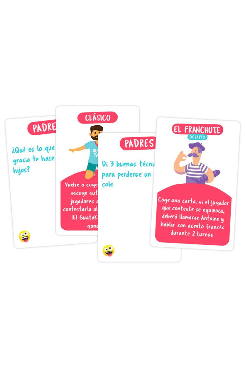 GuataFamily - Juego de cartas padres vs hijos