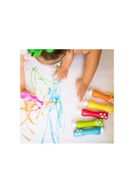 Botellas Pintura con punta de espuma - Djeco