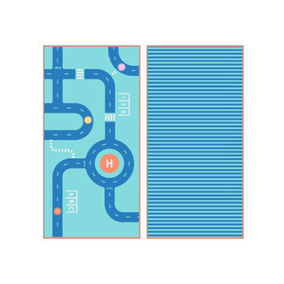 Toalla Microfibra Road Blue
