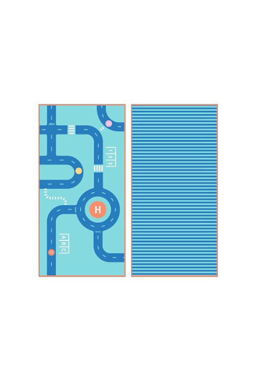Toalla Microfibra Road Blue