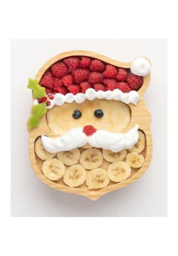 Plato Bambú Papá noel
