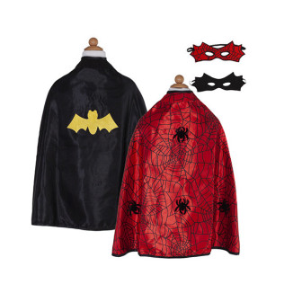 Capa reversible Spiderman/Batman