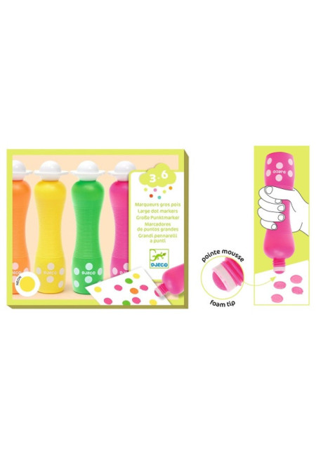 Botellas Pintura Neón Punta de Espuma 